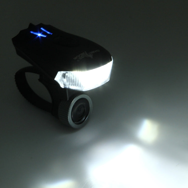 Waterproof USB Rechargeable 5 Modes Yellow & White Light 400LM COB LED Bike Taillight