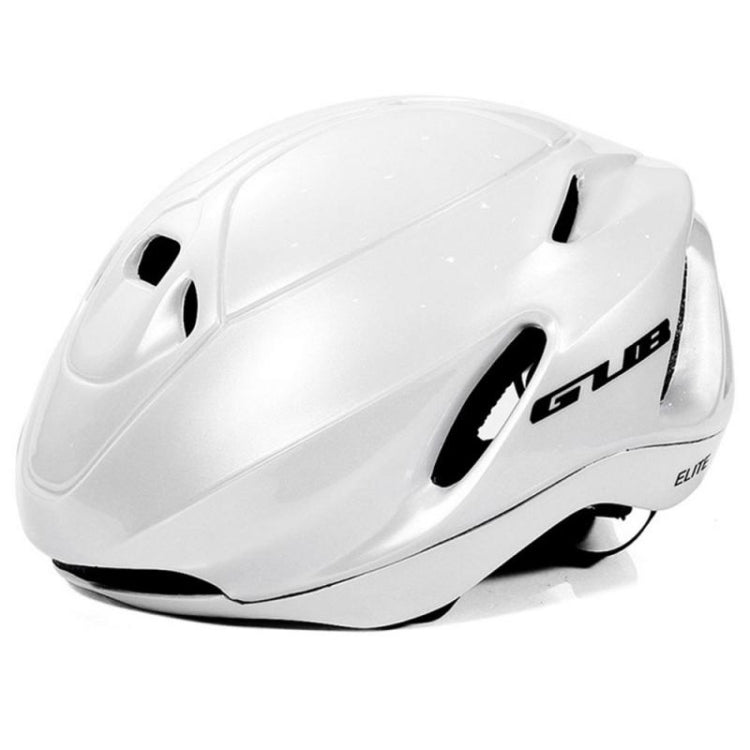 GUB Elite Unisex Adjustable Bicycle Riding Helmet, Size: L(Pearl White)