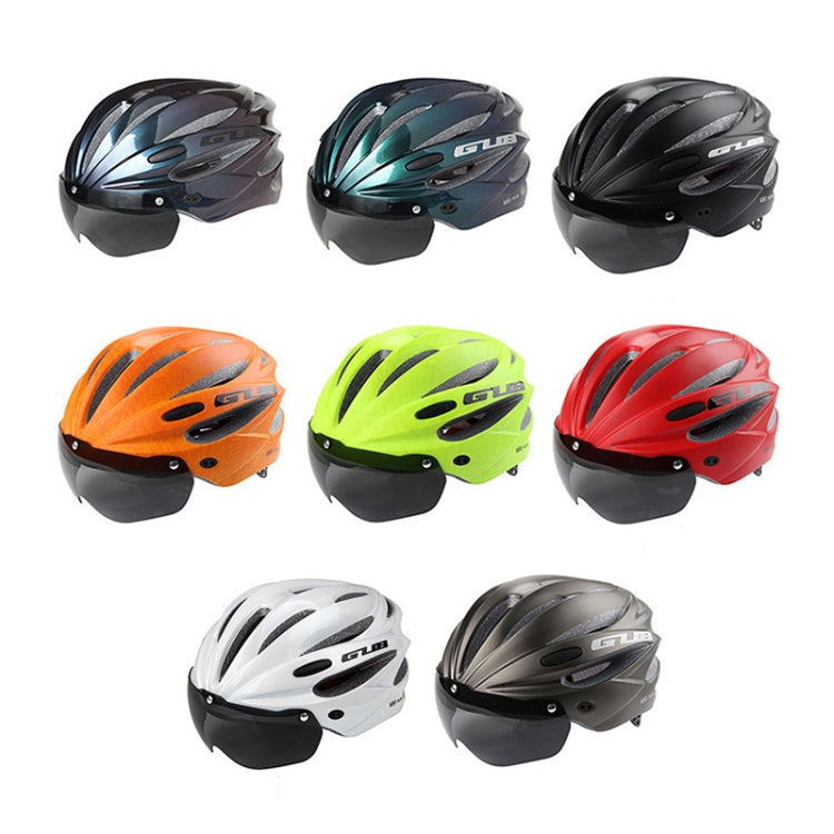 GUB K80 Plus Bike Helmet With Visor And Goggles(Orange)