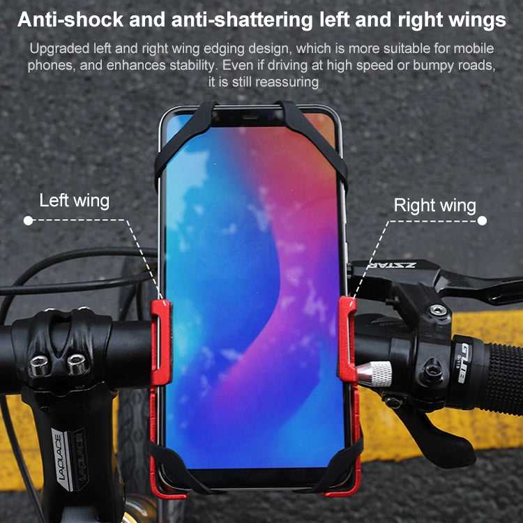 GUB P10 Aluminum Bike Phone Holder(Black)