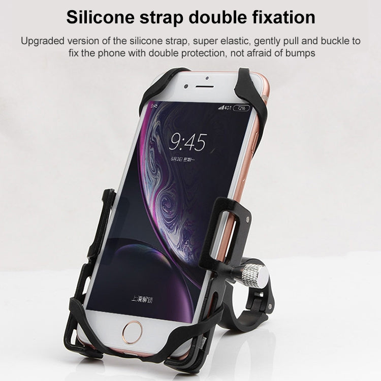 GUB P10 Aluminum Bike Phone Holder(Black Red)