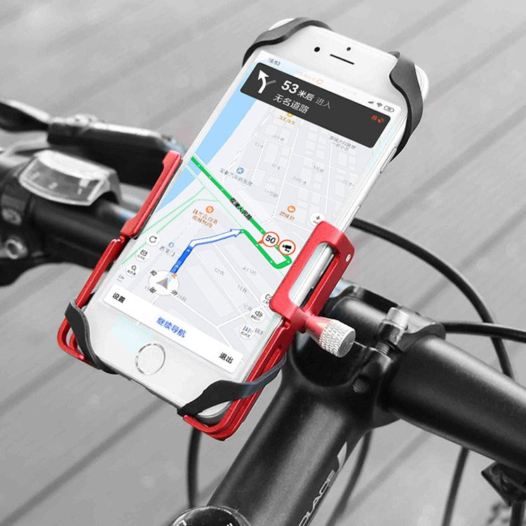 GUB P10 Aluminum Bike Phone Holder(Black)