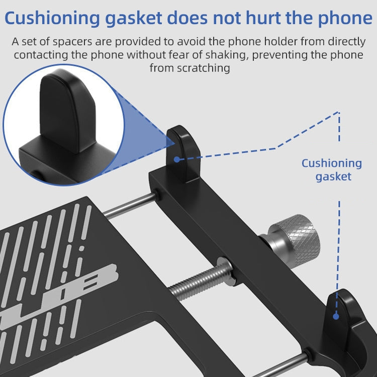 GUB Plus 11 Rotatable Bicycle Phone Holder(Black)