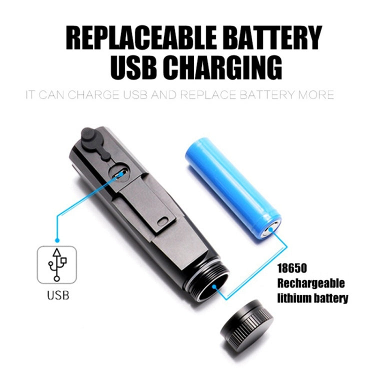 LR-Y1 T6 LED 800LM USB Charging LED Bicycle Headlight Front Lamp with 5 Modes