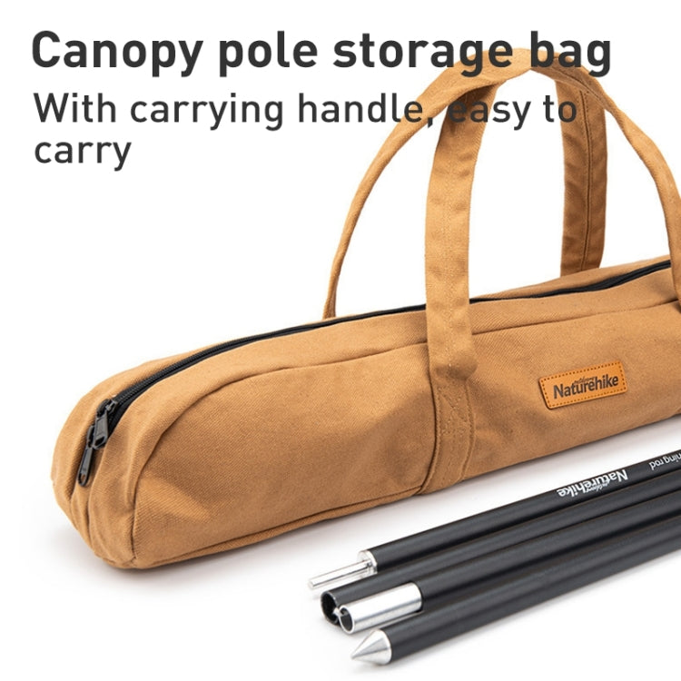 Naturehike NH20PJ201 Camping Accessories Canopy Poles Storage Bag, Size: 85x11x12cm(light tan)