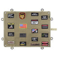 KOSIBATE CL-126 Hook and Loop Fastener Badge Storage Board with Hook(Khaki)
