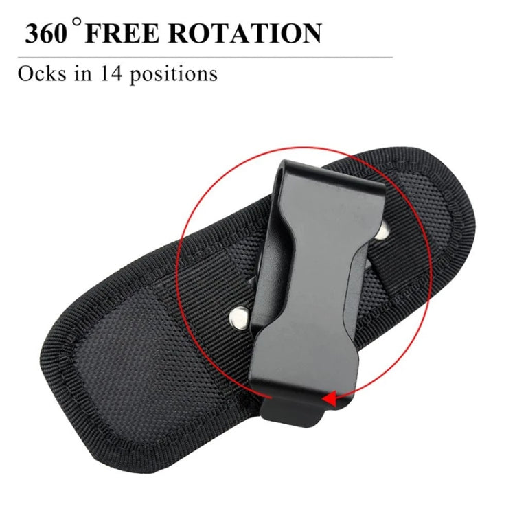 KOSIBATE H-133 Outdoor Hiking Nylon Flashlight Case (Black)