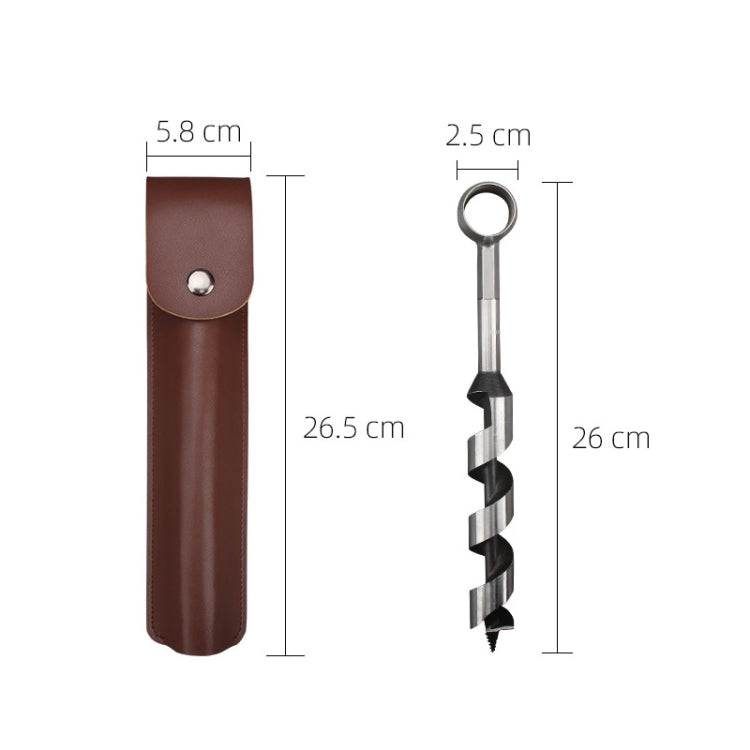 KOSIBATE H237 Outdoor Multifunctional Auger Holster Set(Brown)
