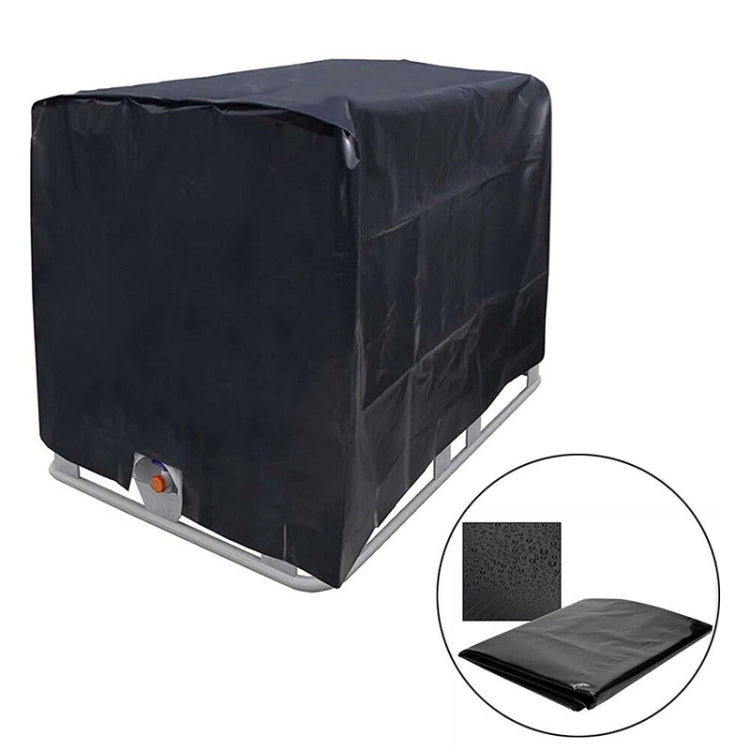 210D Oxford Cloth 1000L IBC Water Tank Sunscreen Dust Cover (Black)