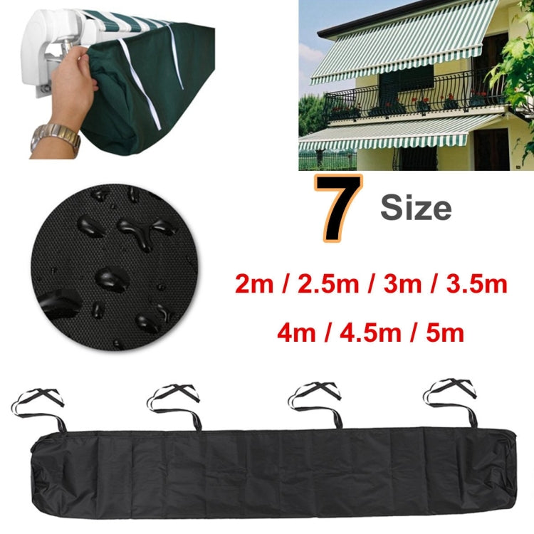 Retractable Roller Blind Awning Waterproof and Dustproof Protective Cover, Length: 4m (Green)