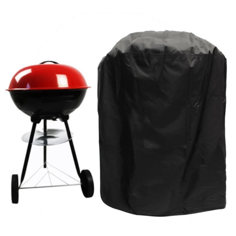 Oxford Cloth BBQ Grill Dustproof and Waterproof Protective Cover, Size: 70x90cm (Black)