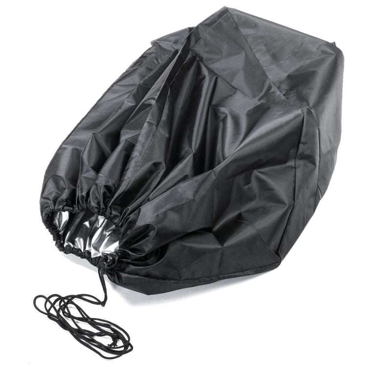 Outdoor Yacht Seat Waterproof and Dustproof Protective Cover, Size: 56x61x64/30cm (Black)