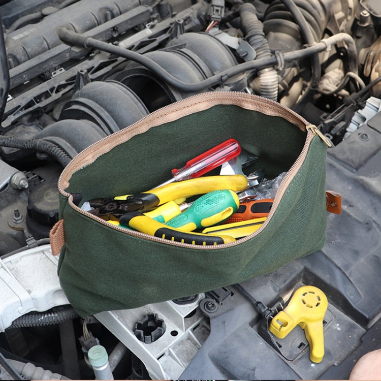 14.5 x 9 x 3cm Electrician Repair Hardware Tool Carrying Bag(Khaki)