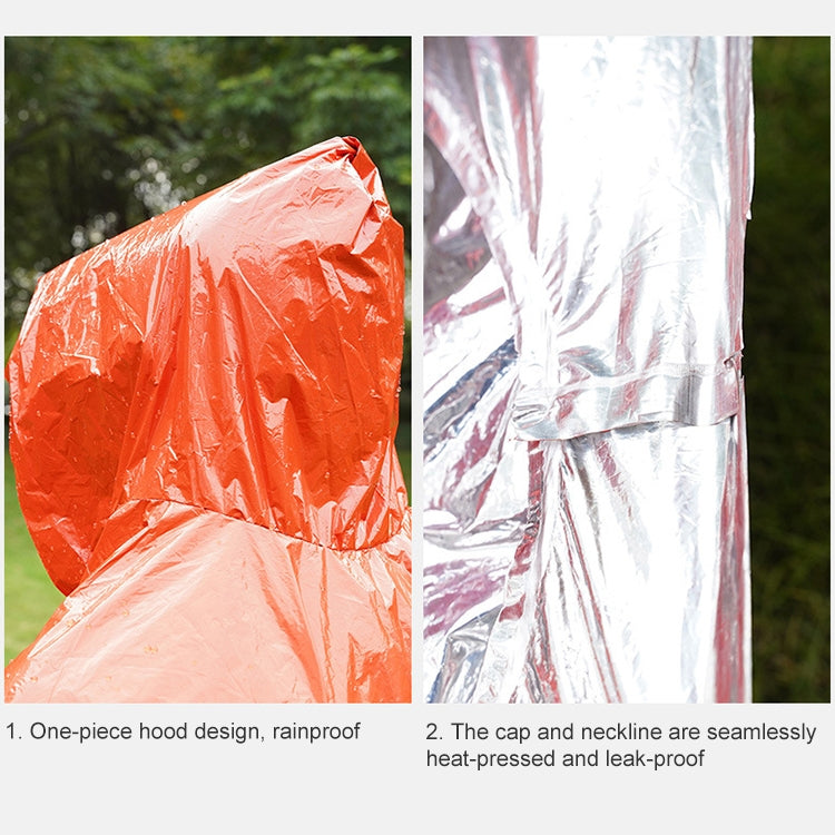 AOTU AT9052 Outdoor Camping Long First Aid Raincoat (Yellow)
