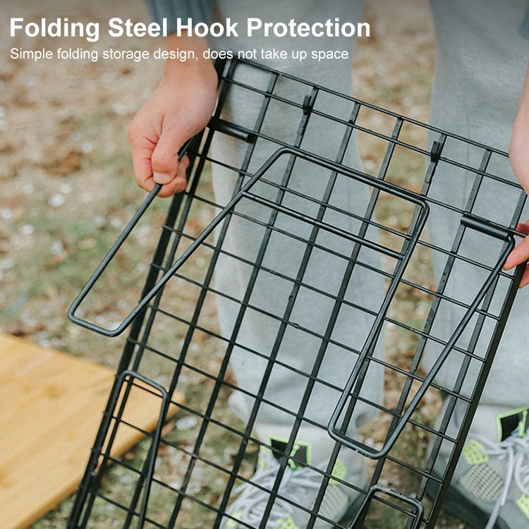 AOTU YT1001 Outdoor Bamboo Storage Bag with 2 Mesh Tables
