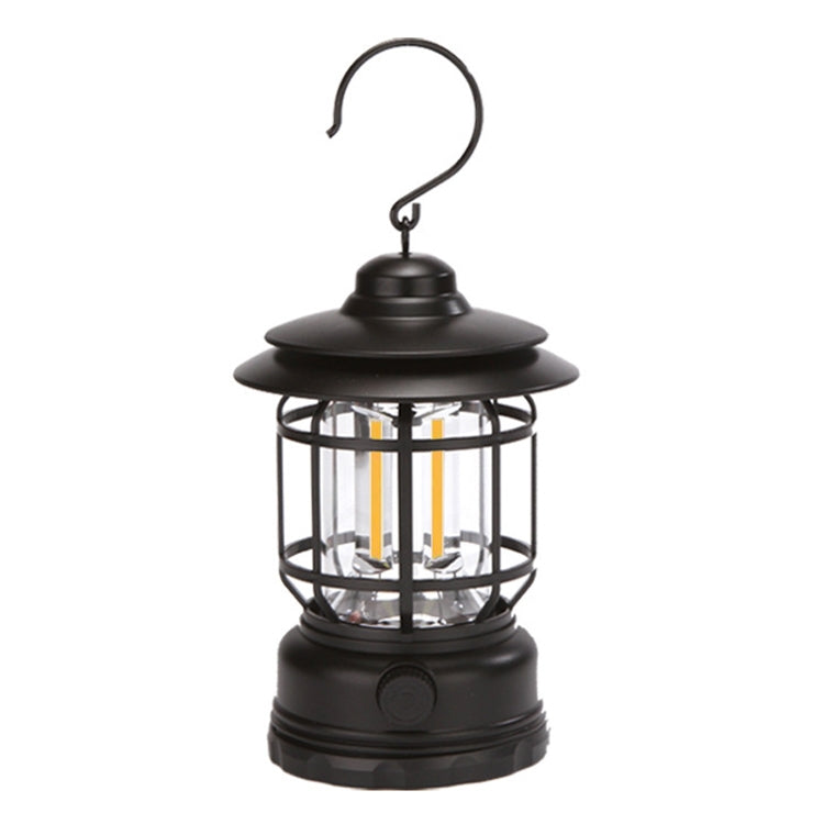 AOTU YT1030 Outdoor Retro Camping Light Emergency Hand Lamp(Black)