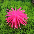 Aquarium Articles Decoration TPR Simulation Sea Urchin Ball Coral with Point, Size: L, Diameter: 13cm(Pink)