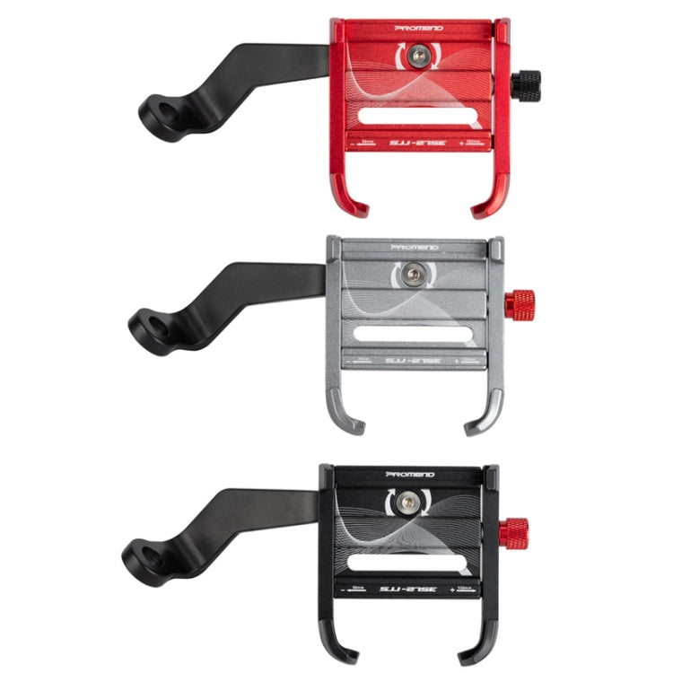 PROMEND SJJ-275E Bicycle Aluminum Alloy Phone Holder for Handlebar (Titanium Color)