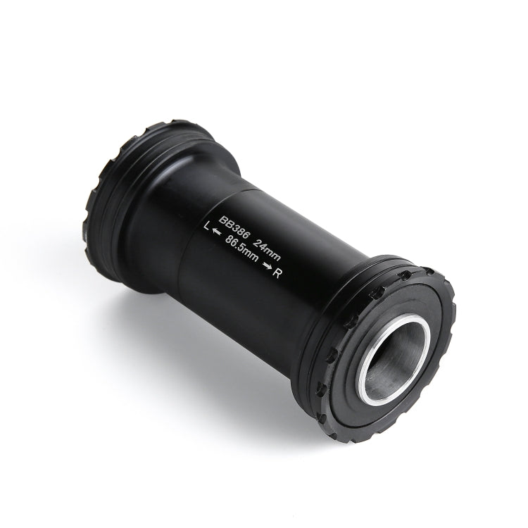 BB386 Press Fit Style EVO Bottom Bracket Fits 86.5mm for SHIMANO / SRAM / FSA Mountain Bike (Black)