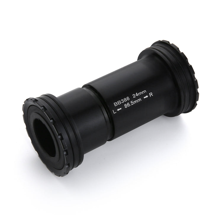 BB386 Press Fit Style EVO Bottom Bracket Fits 86.5mm for SHIMANO / SRAM / FSA Mountain Bike (Black)