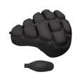 BC-203 1.0 M Size Bicycle Foldable Inflatable Airbag Cushion Seat Cover with Inflator (Black)