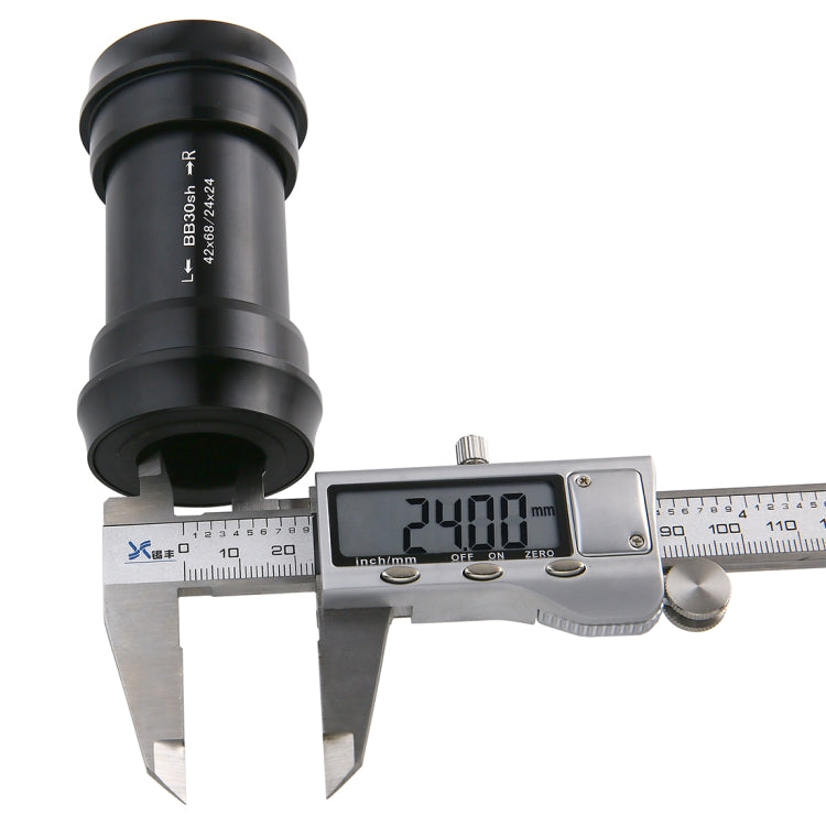 BB30 Press Fit Style Bottom Bracket Fits 68-73mm for SHIMANO, Prowheel, SRAM GXP Mountain Bike(Black)