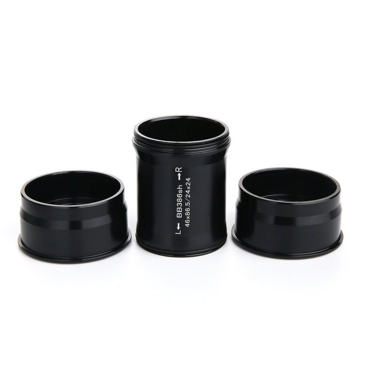 BB386 EVO Press Fit Style Bottom Bracket Fits 86.5mm for SHIMANO, Prowheel, SRAM GXP Mountain Bike (Black)