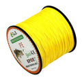 HENGJIA 6.0# 0.40mm 60LB 27.2kg Tension 500m Extra Strong 4 Shares Braid PE Fishing Line Kite Line(Yellow)
