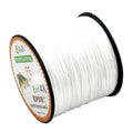 HENGJIA 4.0# 0.34mm 45LB 18.1kg Tension 500m Extra Strong 4 Shares Braid PE Fishing Line Kite Line(White)