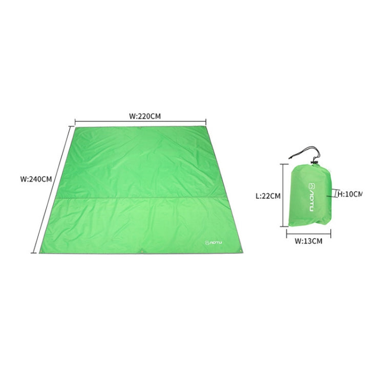 AOTU AT6220 Oxford Cloth Outdoor Camping Picnic Beach Mat, Size: 240 x 220cm (Blue)