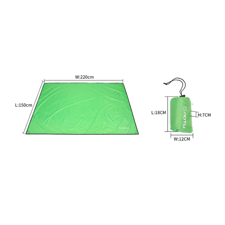 AOTU AT6220 Oxford Cloth Outdoor Camping Picnic Beach Mat, Size: 150 x 220cm (Army Green)
