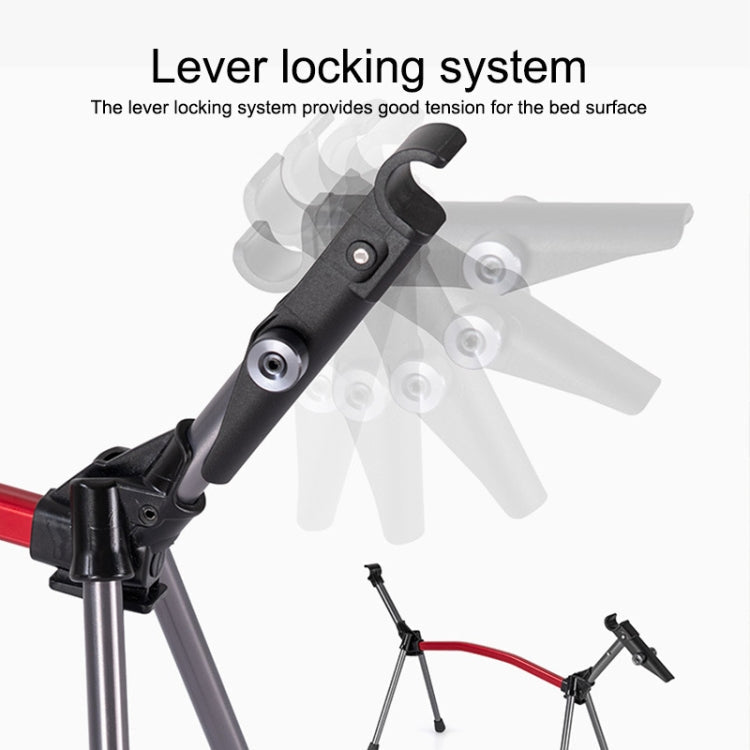 AOTU AT6758 Outdoor Portable Folding Aluminum Alloy Camping Bed (Black)