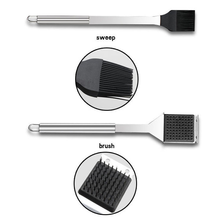 6 in 1 Outdoor Tableware Set Camping Barbecue Tableware Picnic Tool Set