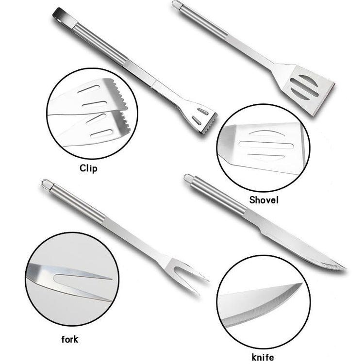 10 in 1 Outdoor Tableware Set Camping Barbecue Tableware Picnic Tool Set