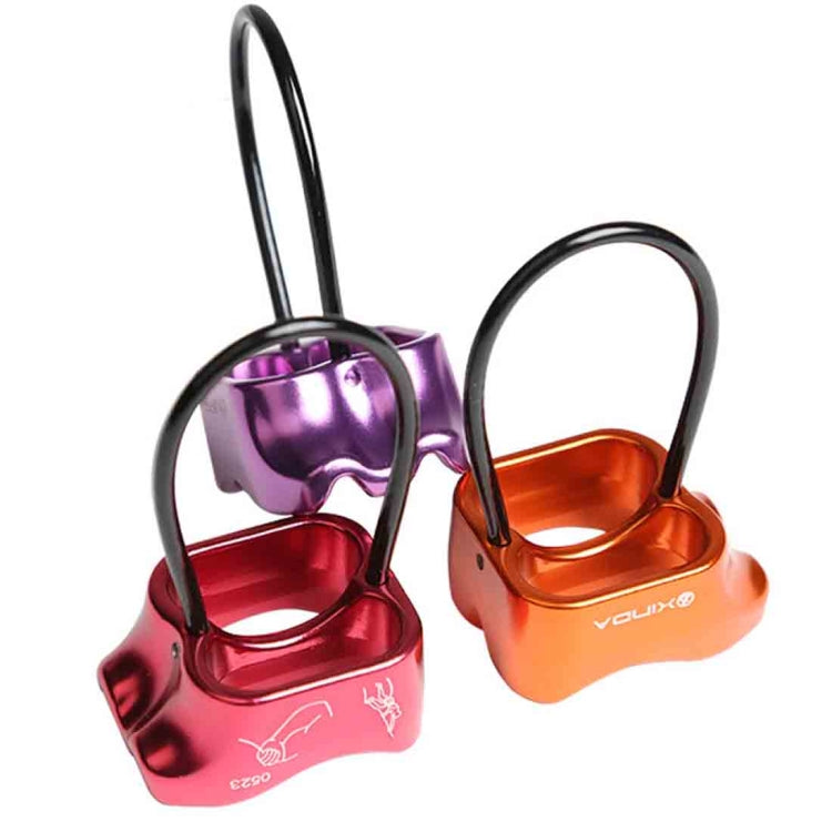 XINDA XD8603 Safety Abseiling Belay Rappelling Device for Climbing, Random Color