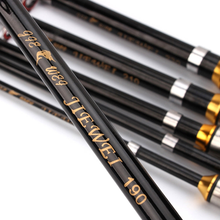 30cm Portable Telescopic Sea Fishing Rod Mini Fishing Pole, Extended Length : 1.0m, Black Tube-type Reel Seat
