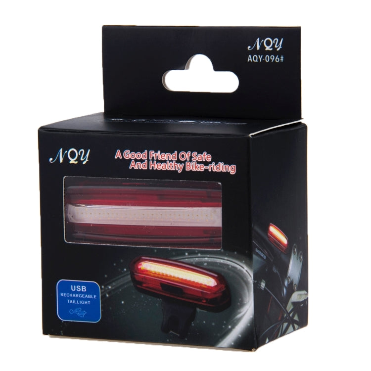 AQY-096 IPX4 Detachable USB Rechargeable Single Color LED Bike Taillight (Red)