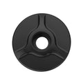 1 Pair C16 Bicycle CNC Aluminum Bike Headset Cap(Black)