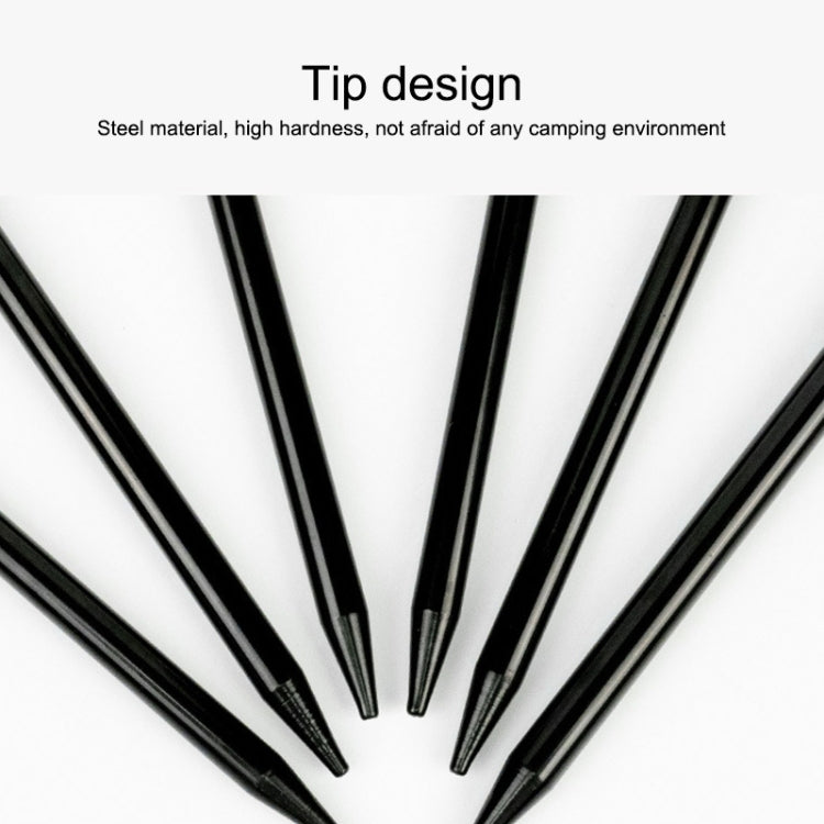 AOTU AT6543-2 Outdoor Camping Tent Nails Accessories Tool Kit (Black)