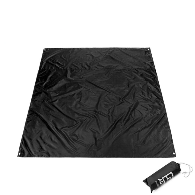 AOTU AT6212 Oxford Cloth Outdoor Camping Picnic Mat, Size: 210 x 200cm (Black)