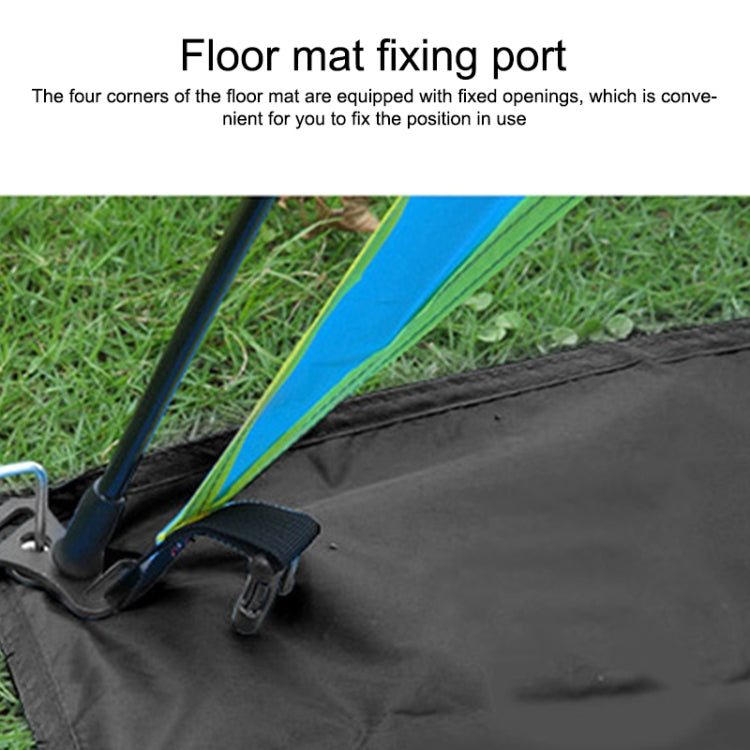 AOTU AT6212 Oxford Cloth Outdoor Camping Picnic Mat, Size: 210 x 200cm (Black)