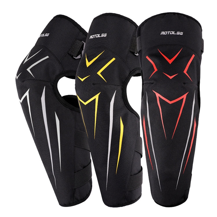 MOTOLSG 2 in 1 Knee Pads Motorcycle Bicycle Riding Warm Fleece Soft Protective Gear with CE Protector (Black White)