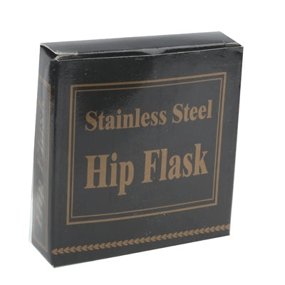 7oz Stainless Steel Liquor & Whiskey Hip Flask (Silver)