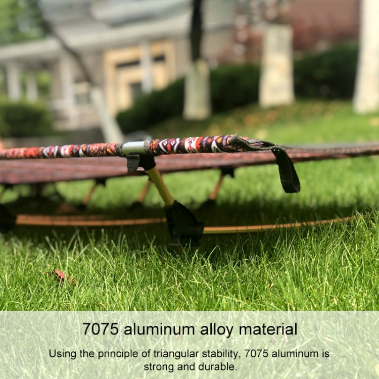 Outdoor Folding Camping Mat Single Bed Portable Aluminium Alloy Sleeping Bed, Size: 180x61x14cm (Red)
