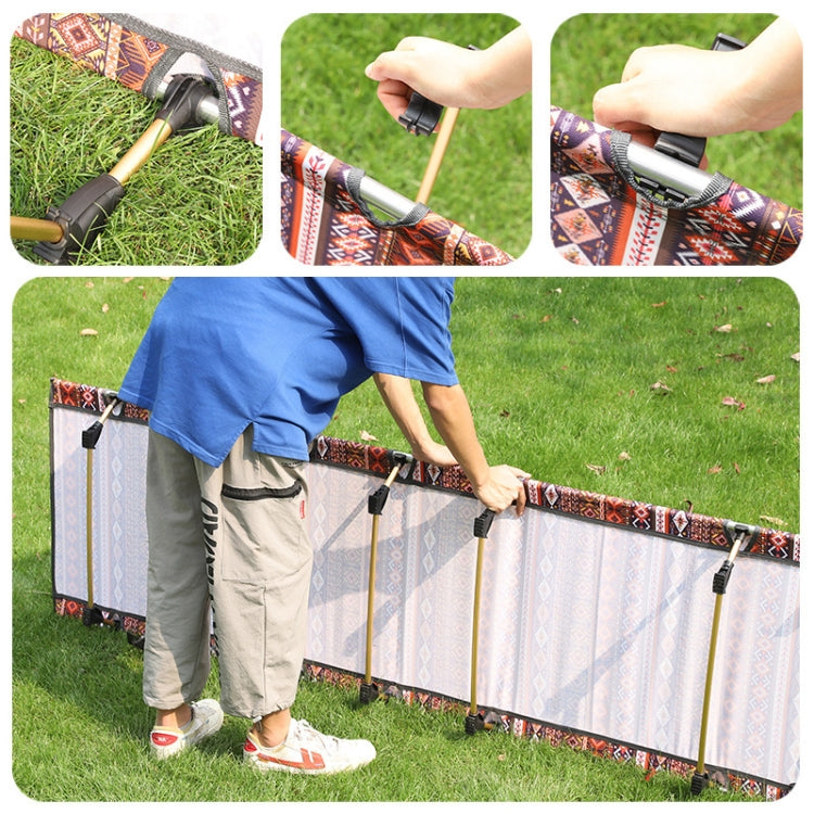 Outdoor Folding Camping Mat Single Bed Portable Aluminium Alloy Sleeping Bed, Size: 180x61x14cm (Red)