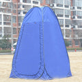 Clothes Changing Bathing Tent with Window, Single, Size: 190x120x120cm (Blue)