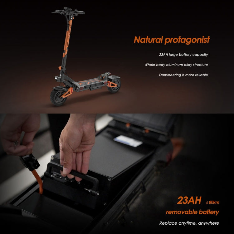 [EU Warehouse] Kukirin G3 Pro 10 inch Tires 2400W 52V 23.4AH Three-speed Folding Electric Offroad Scooter with LED Display