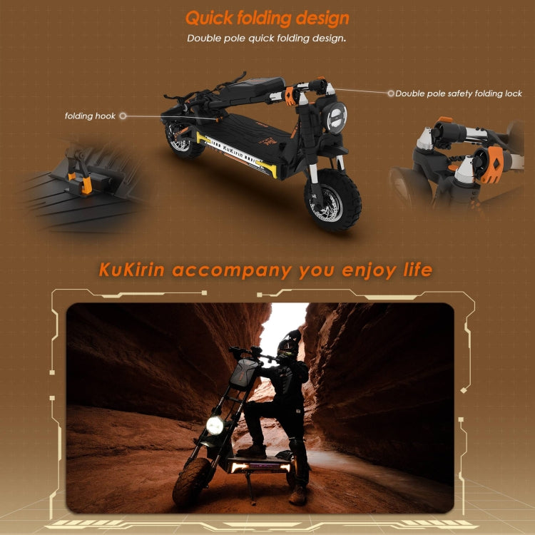 [EU Warehouse] Kukirin G4 Max 12 inch Tires 3200W 60V 35.2AH Three-speed Folding Electric Offroad Scooter with LED Display