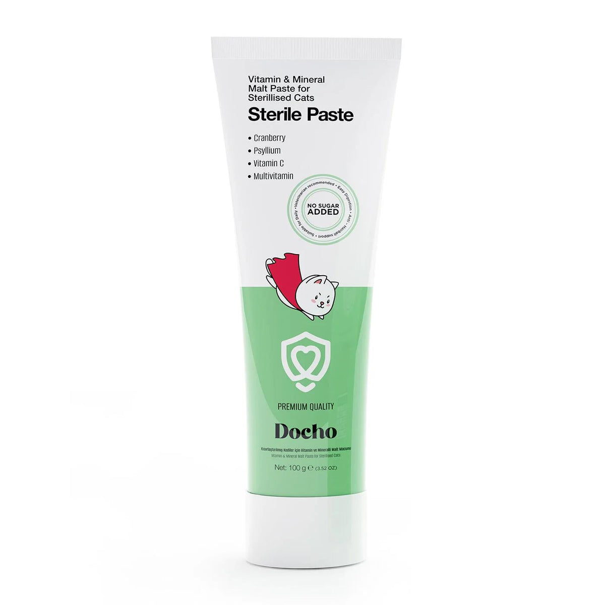 Docho Sterilized Cat Vitamin & Mineral Support Paste 100ml