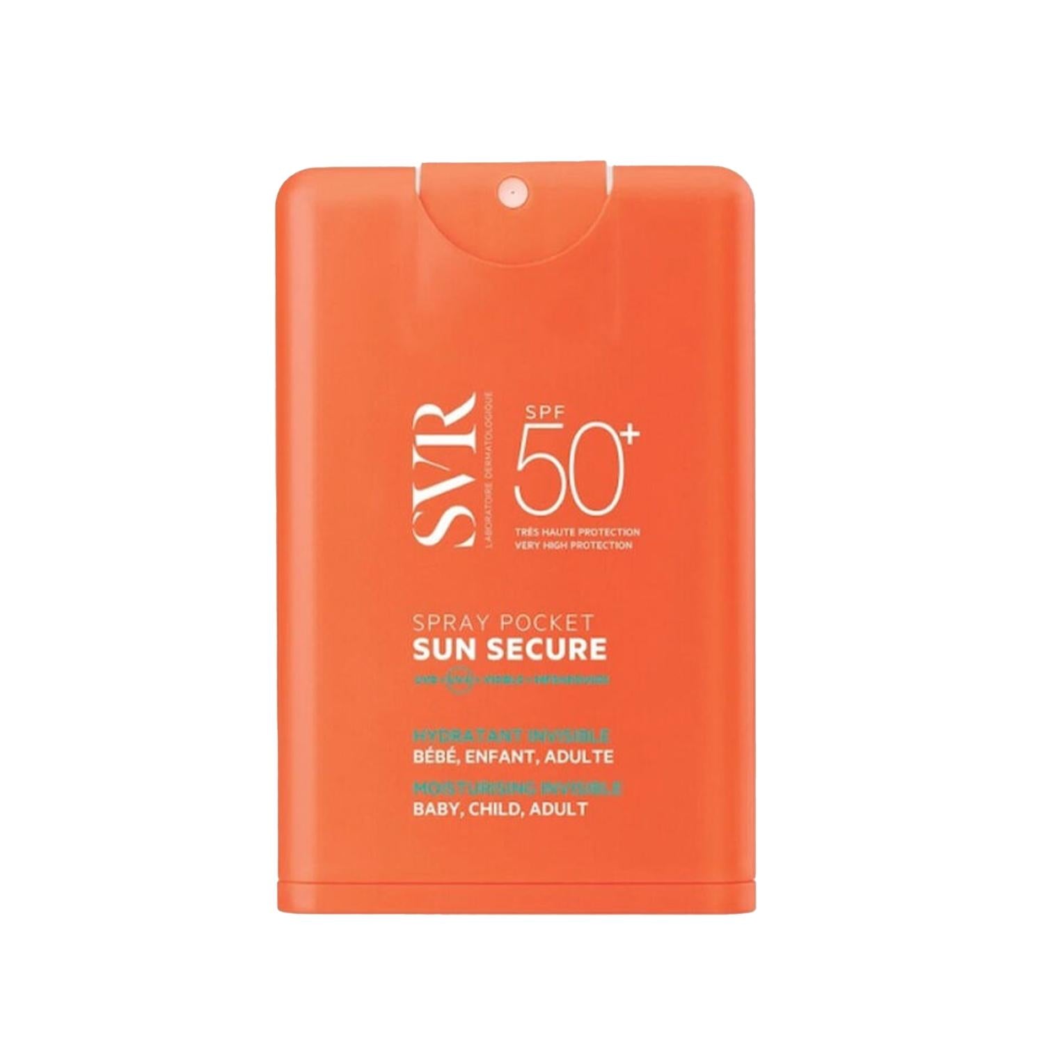 Svr Sun Secure Spray Pocket Spf50 Sunscreen Spray - Portable SPF50 Sun Protection for Outdoor Enthusiasts